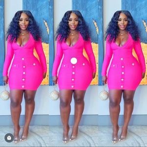 NWT Pink Bodycon Dress